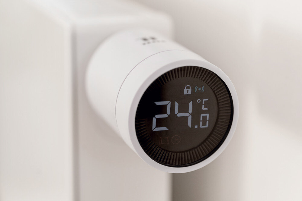 Głowica termostatyczna TESLA Smart Valve Style TSL-TRV-GS361A ZigBee