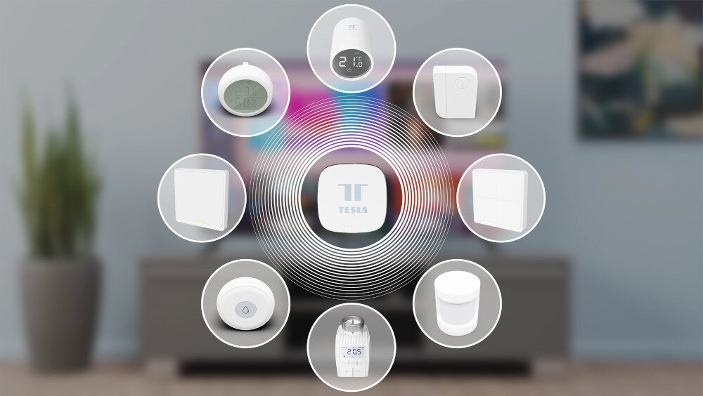 Głowica termostatyczna TESLA Smart Valve Style TSL-TRV-GS361A ZigBee