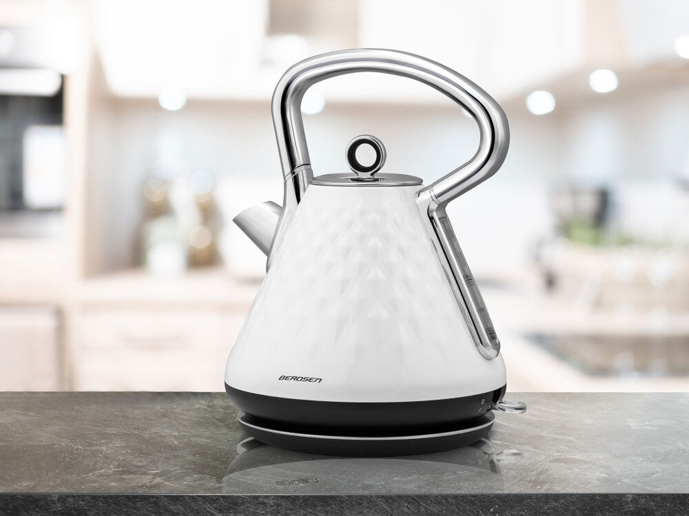 Czajnik BERDSEN BD-700 Czarny styl prezentacja wyglad design kolor kolorystyka