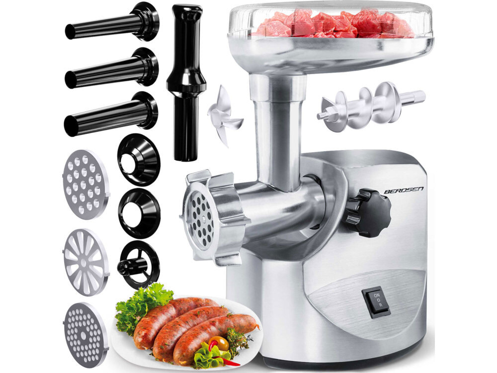Maszynka do miesa BERDSEN BM-601 zastosowanie uzytkowanie mozliwosci sitka oczka nasadki uniwersalna