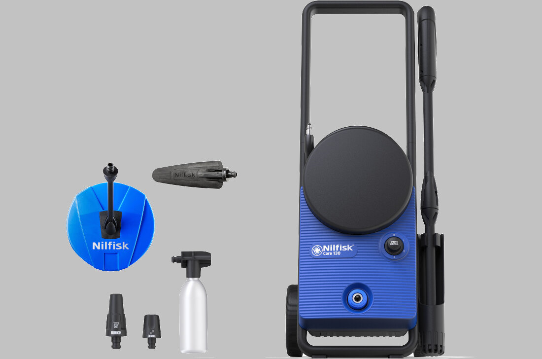 Myjka cisnieniowa NILFISK Core 130-6 Powercontrol Home EU zestaw akcesoria komplet wyposazenie