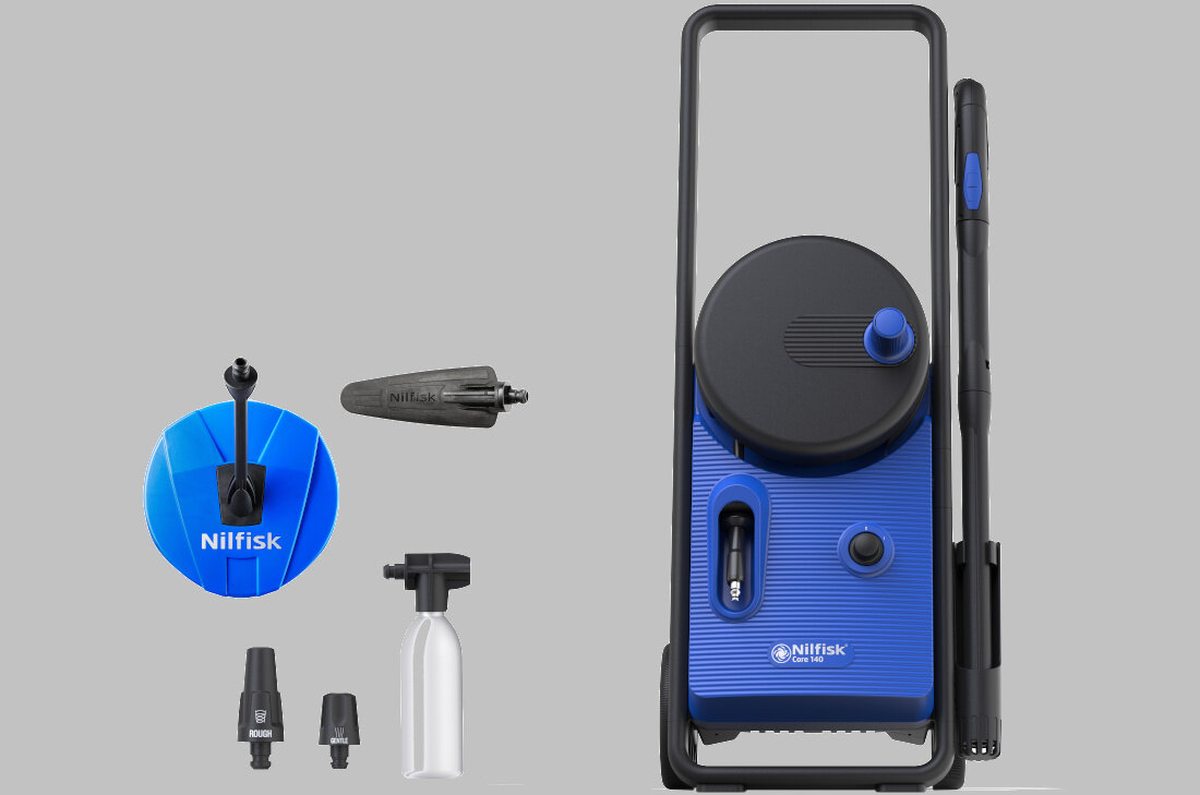 Myjka cisnieniowa NILFISK Core 140-8 IN Hand Home Powercontrol EU zestaw akcesoria komplet wyposazenie