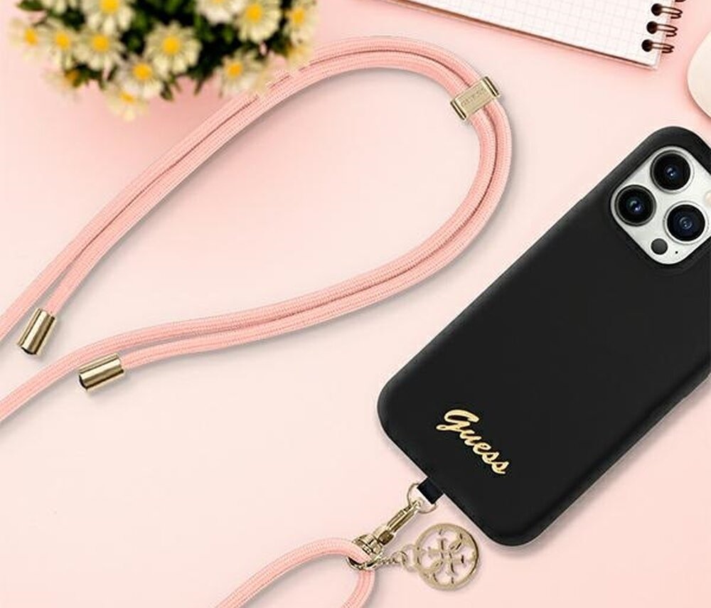 Pasek GUESS CBDY Cord elegancki pasek GUESS CBDY Cord kolor regulowana długość trwałe materiały prestiż marki GUESS modny dodatek doskonałe dopasowanie wielofunkcyjność wyjątkowy design