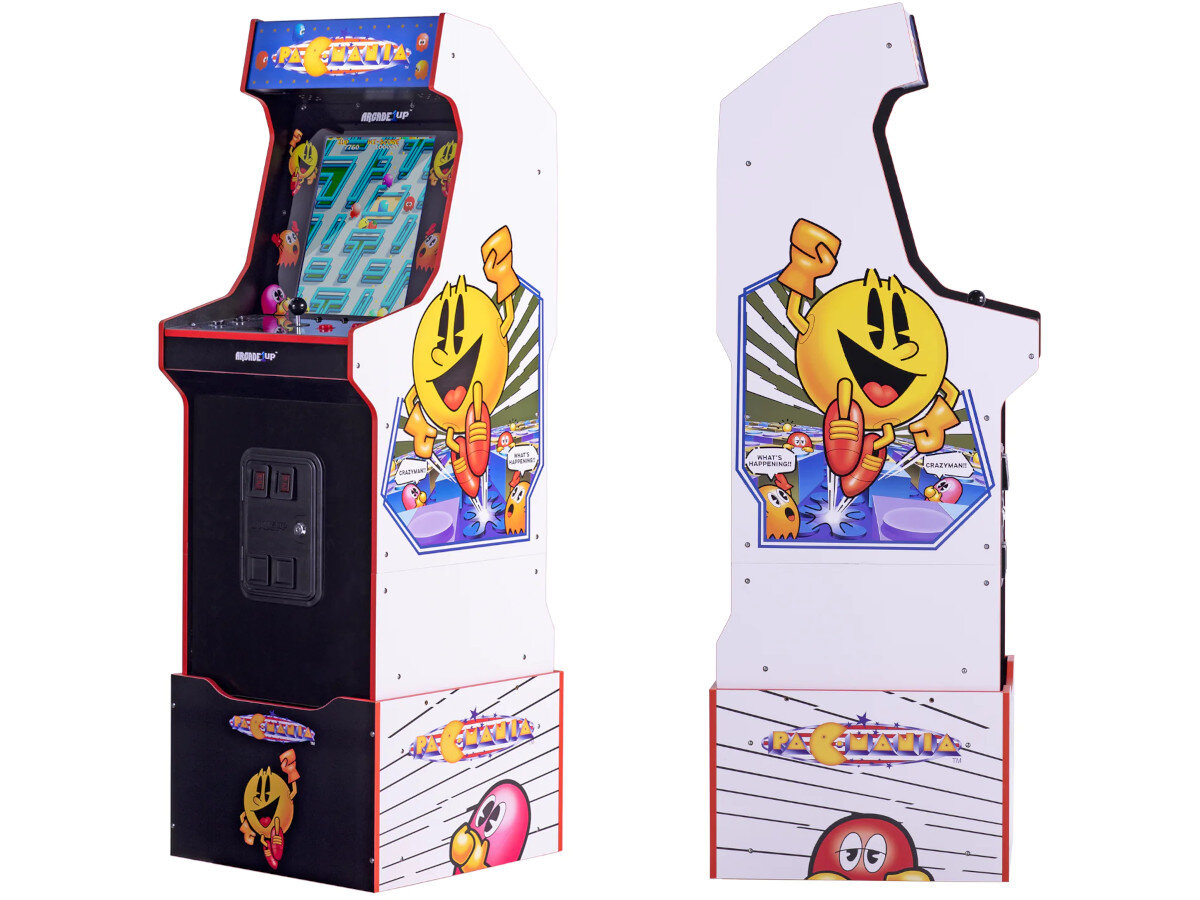 Konsola ARCADE1UP Pac-Mania wymiary waga konstrukcja podest wysokość regulacja