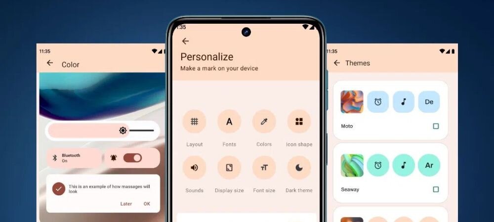 Smartfon MOTOROLA Moto G42  ekran bateria aparat procesor ram pamięć pojemność rozdzielczość zdjęcia filmy opis dane cechy blokady system łączność wifi bluetooth obudowa szkło odporność porty muzyka transfer sieć przekątna matryca waga czujniki