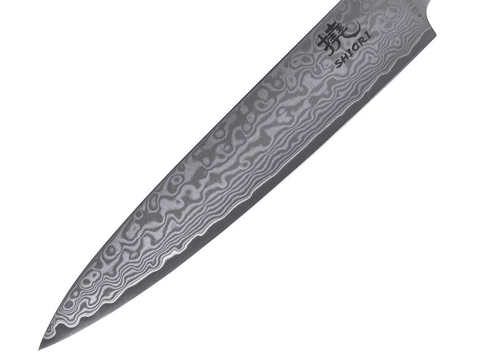 Nóż SHIORI Kuro Muro Wysoka jakość 67 warstw stali dlugosc 13,5 cm