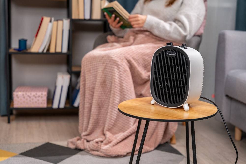 Termowentylator GÖTZE & JENSEN FH300 zabezpieczenia czujnik przechyłu