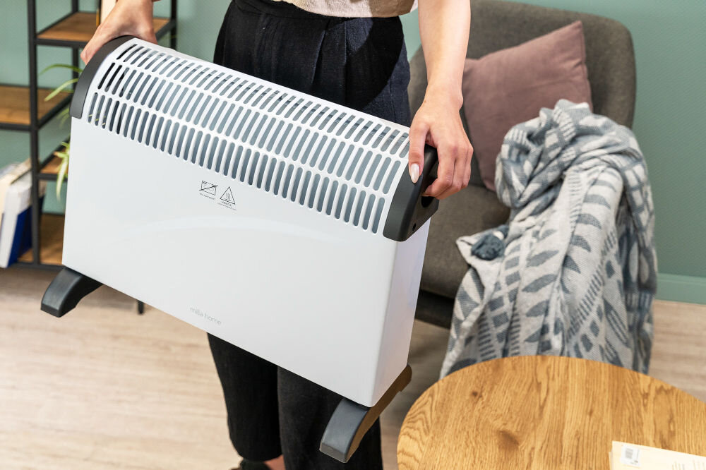 Grzejnik konwektorowy MILLA HOME MCH102 system zabezpieczający uchwyt