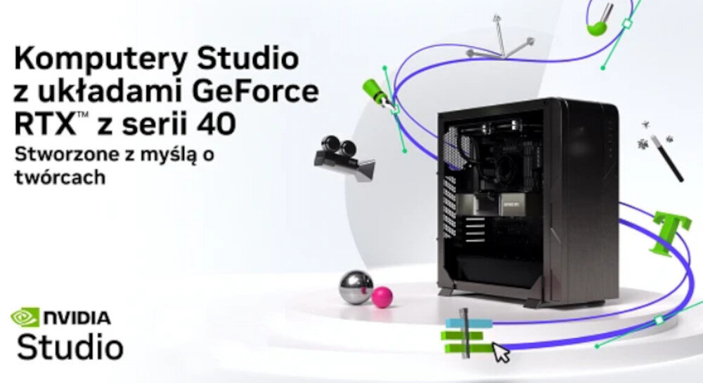 Komputer ACTINA GeForce RTX Studio WS szybkość przeznaczenie