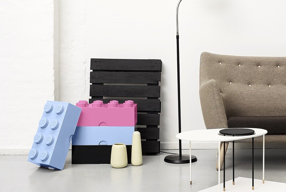 Pojemnik na LEGO klocek Brick 8 pudełka jedna na drugim  