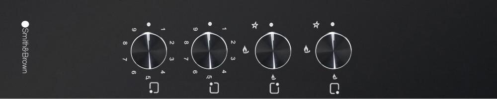 SMITH&BROWN SHO-V261-BP4 płyta elektryczny zapalacz gaz pokrętło prosto wygodnie palnik zawór