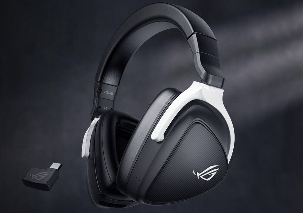 Słuchawki ASUS ROG Delta S Wireless design komfort lekkość dźwięk jakość wrażenia słuchowe ergonomia lekkość sport aktywność podróże czas pracy działanie akumulator komputer gaming realizm dźwięk