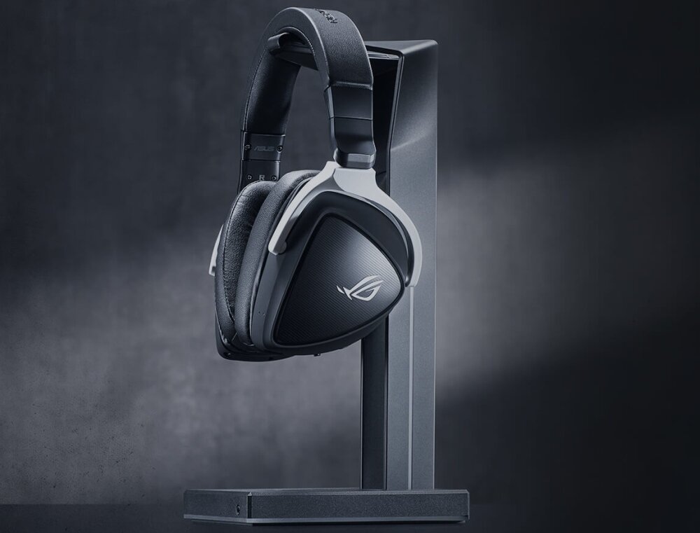 Słuchawki ASUS ROG Delta S Wireless design komfort lekkość dźwięk jakość wrażenia słuchowe ergonomia lekkość sport aktywność podróże czas pracy działanie akumulator komputer gaming realizm dźwięk