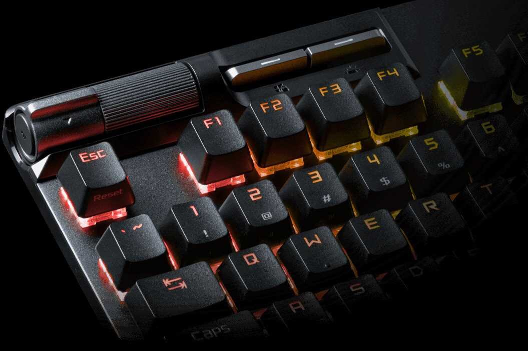 Klawiatura ASUS ROG Strix Flare II - Intuicyjne sterowanie