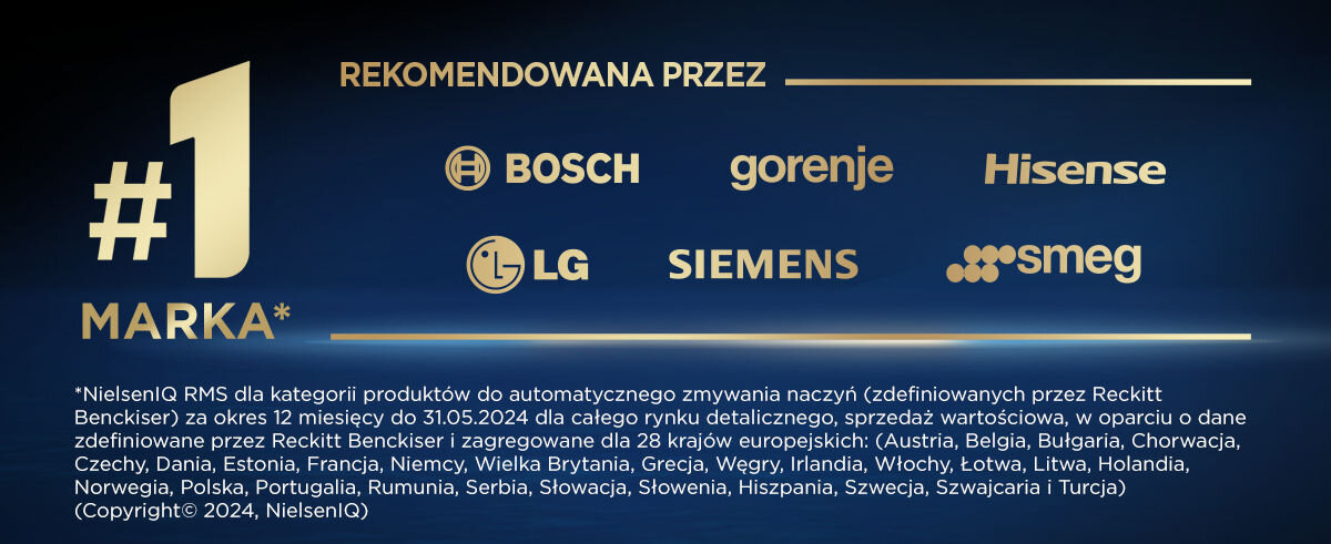 Kapsułki do zmywarki FINISH Powerball Ultimate Plus All in 1 Lemon - 25 szt. marka numer 1 rekomendacje producentów
