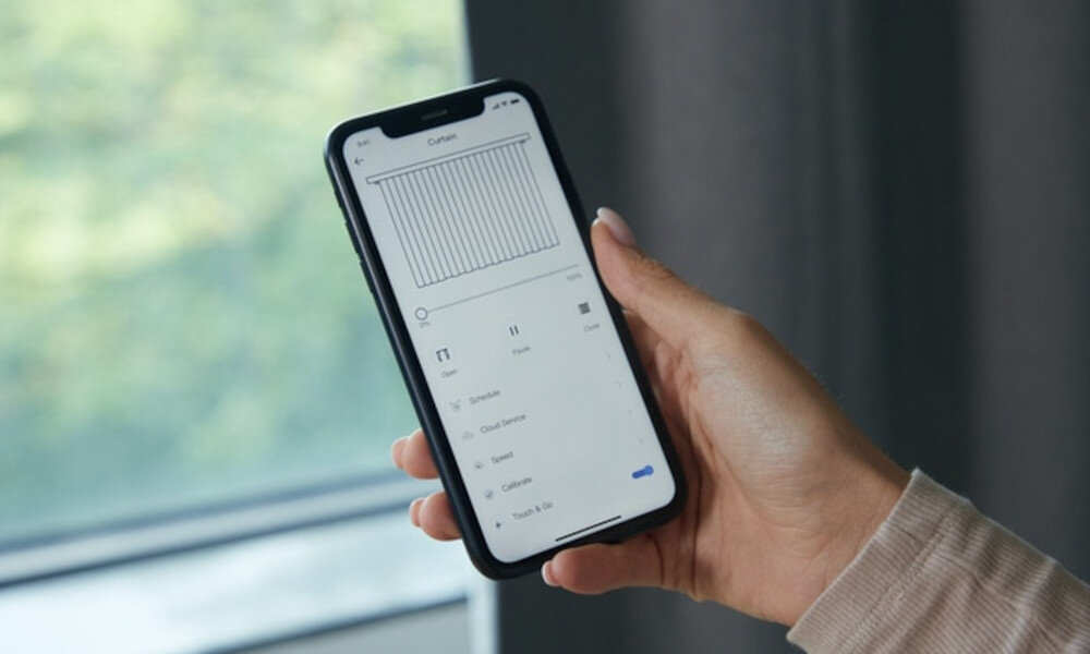 Silnik do zasłon SWITCHBOT W0701600 ROD 2 RAIL obsługa aplikacja sterowanie montaż instalacja