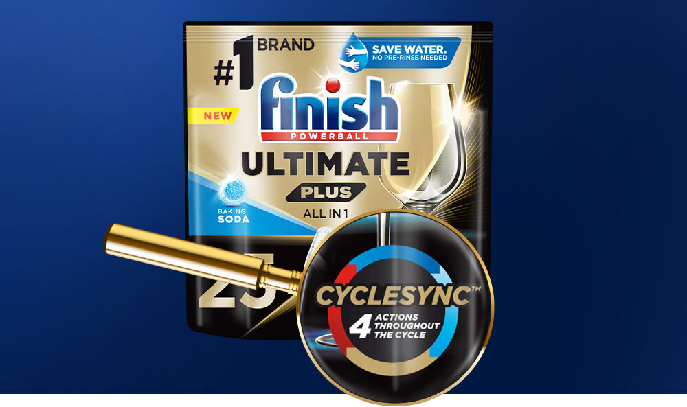 Kapsułki do zmywarki FINISH Powerball Ultimate Plus All in 1 Baking soda - 25 szt.