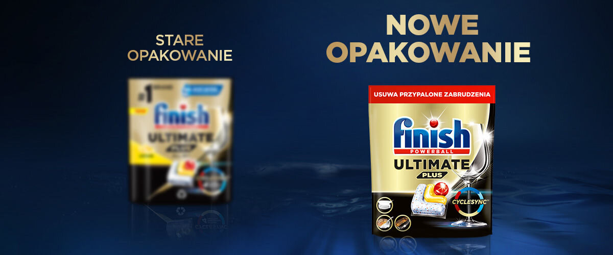 Kapsułki do zmywarek FINISH Powerball Ultimate Plus All In 1 Lemon