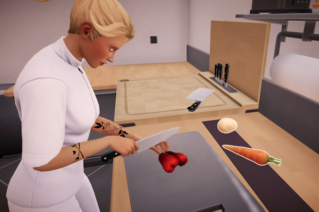 Chef Life: A Restaurant Simulator - Al Forno Edition Gra PS5 menu zakupy persolen restauracja klienci restauratr życie przewodnik zabawa michelin