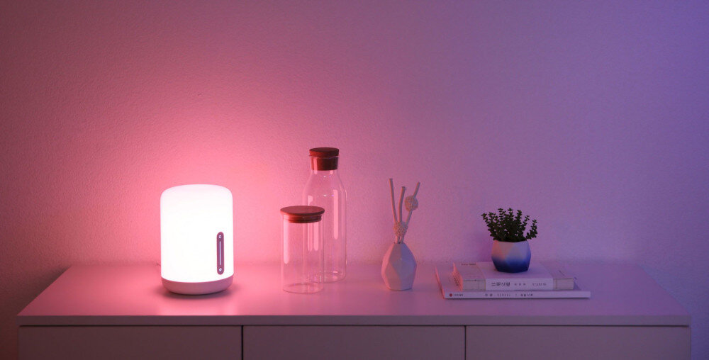 Lampka nocna XIAOMI Mi Bedside Lamp 2 rozgrywek, zanurzenia się w książce dostosowanie koloru światła płynnej regulacji jasności