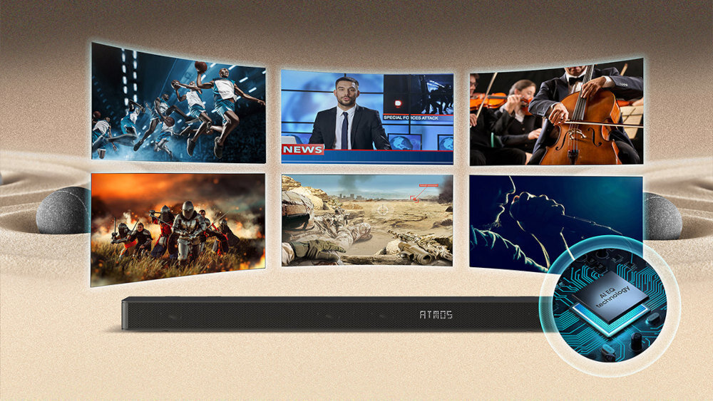 Soundbar HISENSE AX3100G - tryby