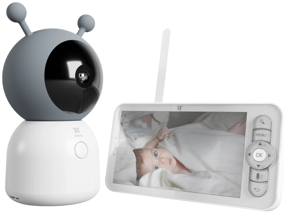 Niania elektroniczna TESLA Smart Camera Baby And Display BD300 Powiadomienia na czas informacja komfort
