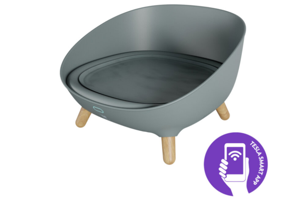 Legowisko uniwersalne TESLA Smart Pet Sofa PS300 Łatwa obsługa konserwacja system Android iOS aplikacja
