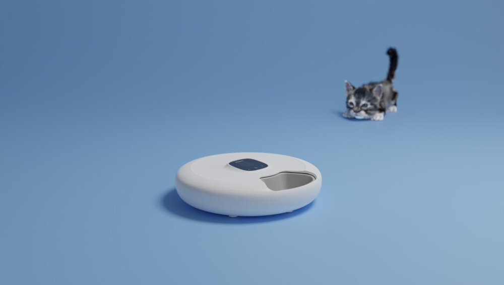 Dozownik karmy TESLA Smart Pet Feeder Spin montaż demontaż konserwacja czyszczenie