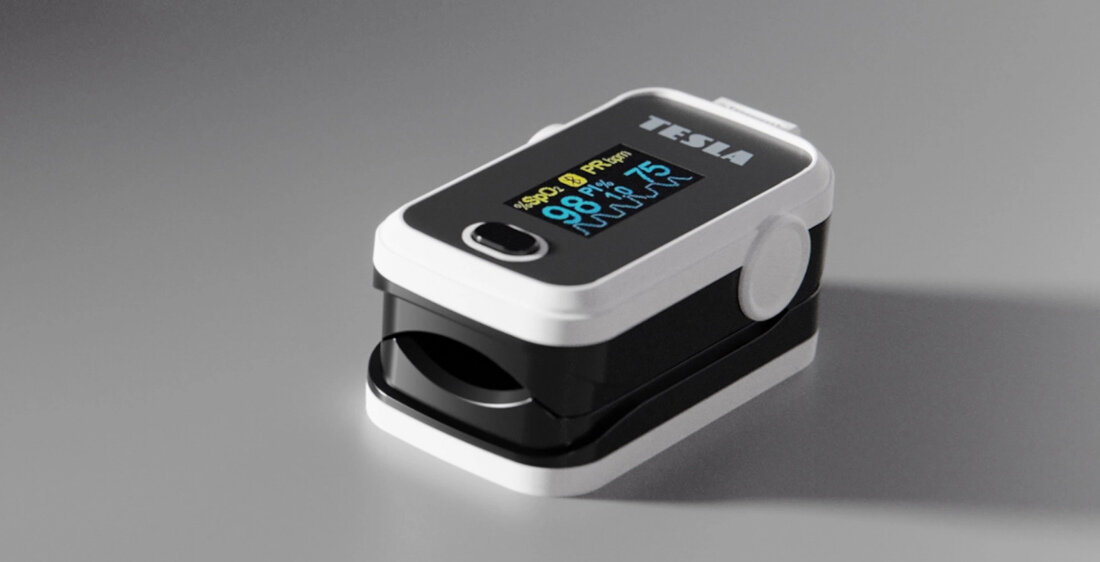 Pulsoksymetr TESLA Smart Oximeter TSL-HC-A310B monitorowanie parametry pomiar zdrowie