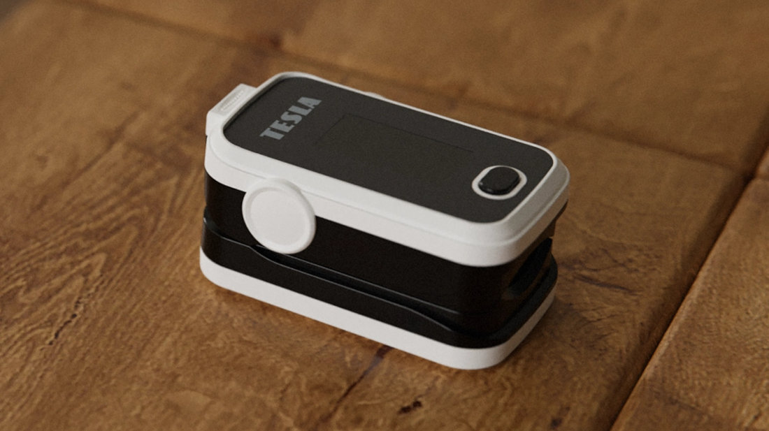 Pulsoksymetr TESLA Smart Oximeter TSL-HC-A310B sygnalizacja alarmowa alarm wizualny dźwiękowy ostrzeżenie