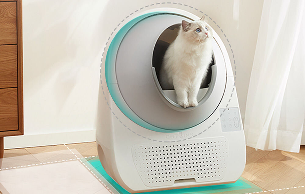 Inteligentna kuweta dla kota CATLINK Pro-X Standard CL-07 tryby aplikacja system dezodoryzacji