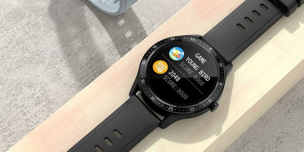 Smartwatch MAXCOM FW43 Cobalt 2 ekran bateria czujniki zdrowie sport pasek ładowanie pojemność rozdzielczość łączność sterowanie krew puls rozmowy smartfon aplikacja