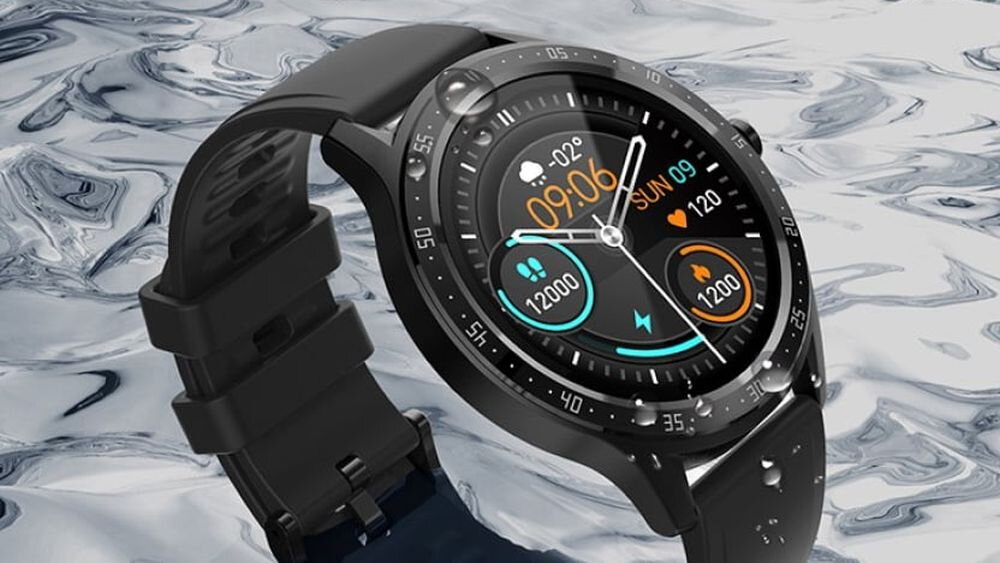 Smartwatch MAXCOM FW43 Cobalt 2 ekran bateria czujniki zdrowie sport pasek ładowanie pojemność rozdzielczość łączność sterowanie krew puls rozmowy smartfon aplikacja