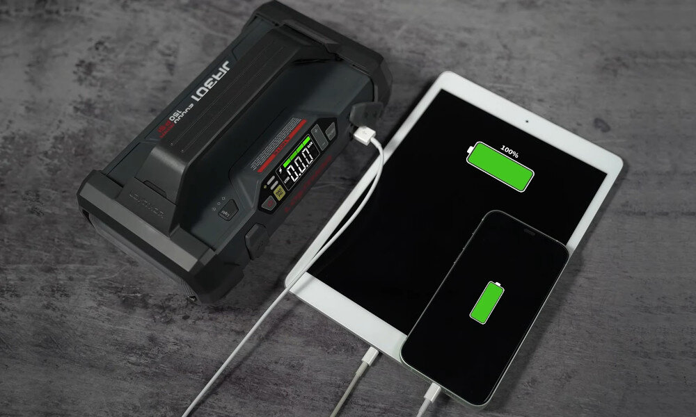 Powerbank LOKITHOR Jump Starter JA301 20000mAh pojemność parametry ładowanie