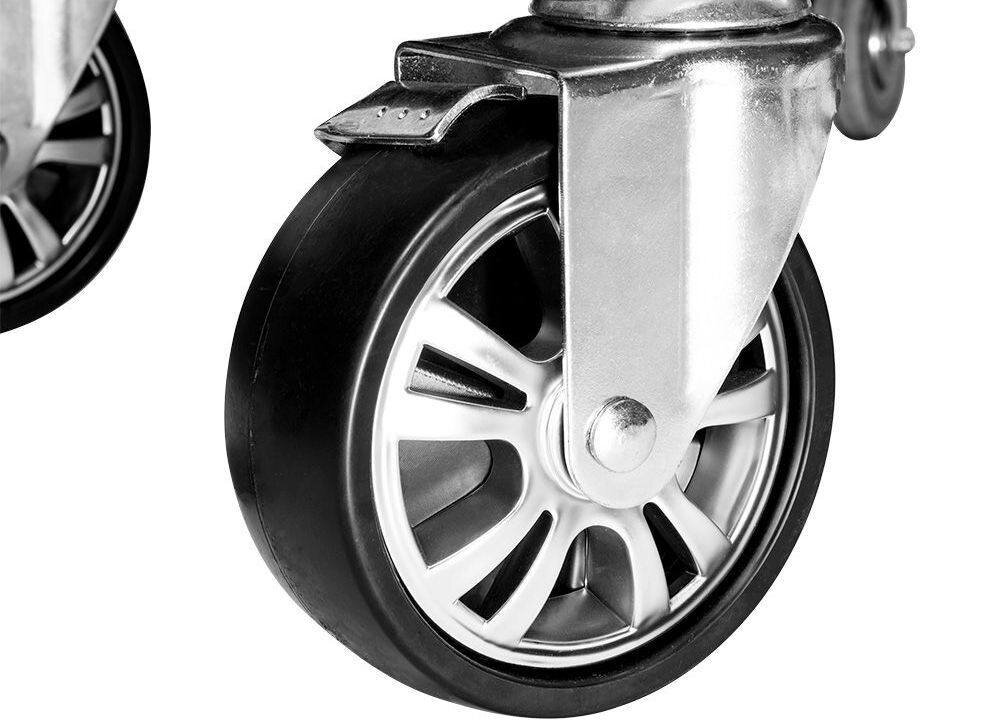 Szafka narzędziowa 7 szuflad PRO NEO 84-225+G NEO - uchwyt i kółka PCV, wysokość 980 mm ze kołami