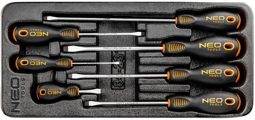 Szafka warsztatowa NEO 84-225+G wkrętaki płaskie NEO TOOLS (84-231)