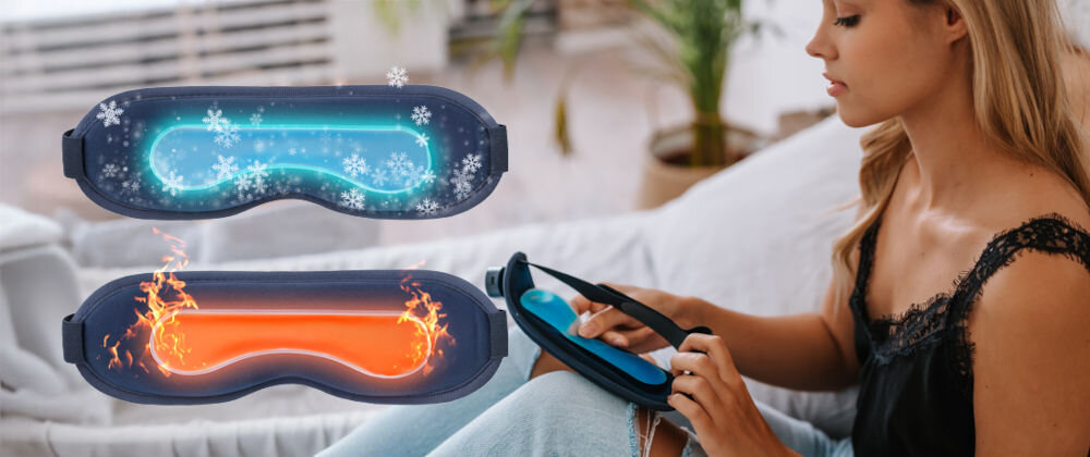 Masażer do oczu MEDIVON Horizon Hypnos tryb usypiania relaksująca muzyka Bluetooth wyciszenie przed snem bateria pojemnośc 600 mAh ładowanie USB-C wygoda mobilność korzystanie w dowolnym miejscu czas ładowania około 150 minut czas pracy do 90 minut antybakteryjna powłoka komfort bezpieczeństwo higieniczny przyjazny dla środowiska