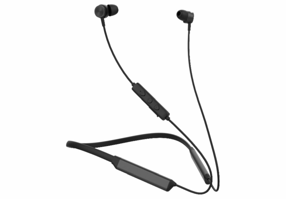 Słuchawki dokanałowe MANTA MNH01 Czarny design komfort lekkość dźwięk jakość wrażenia słuchowe ergonomia lekkość sport aktywność podróże czas pracy działanie akumulator