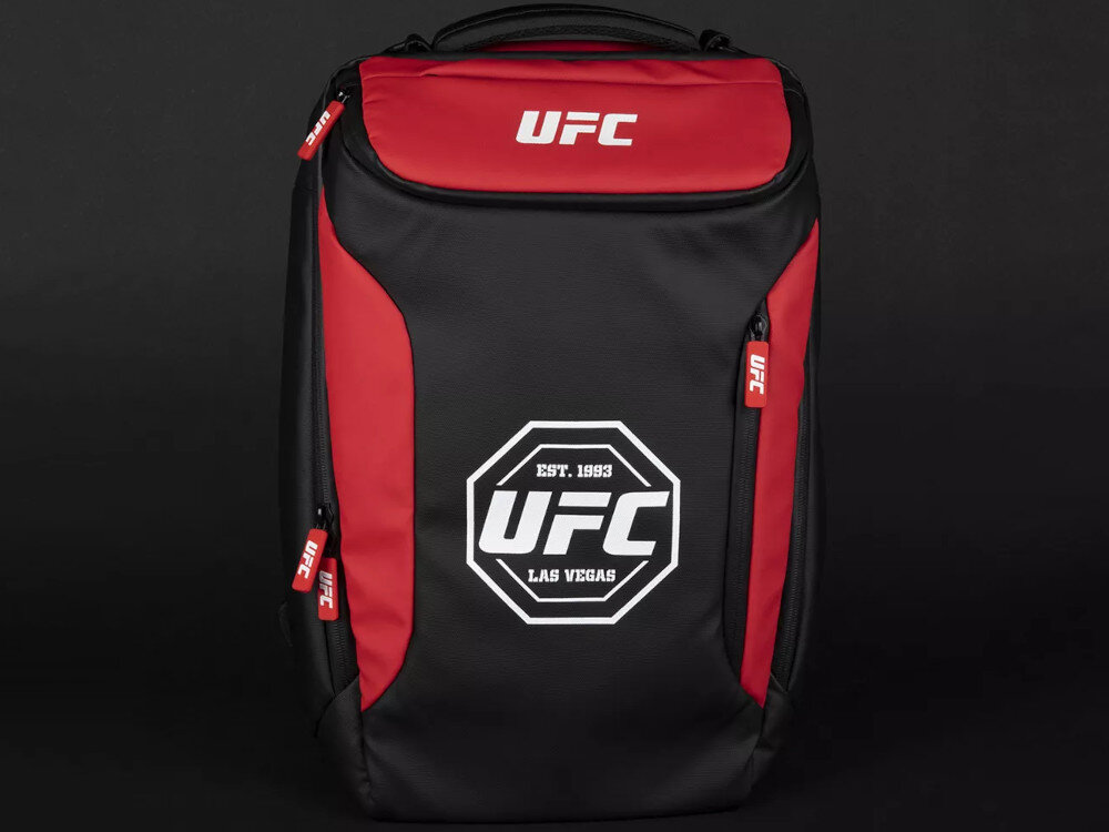 Plecak KONIX UFC Czarno-czerwony wygląd styl cechy