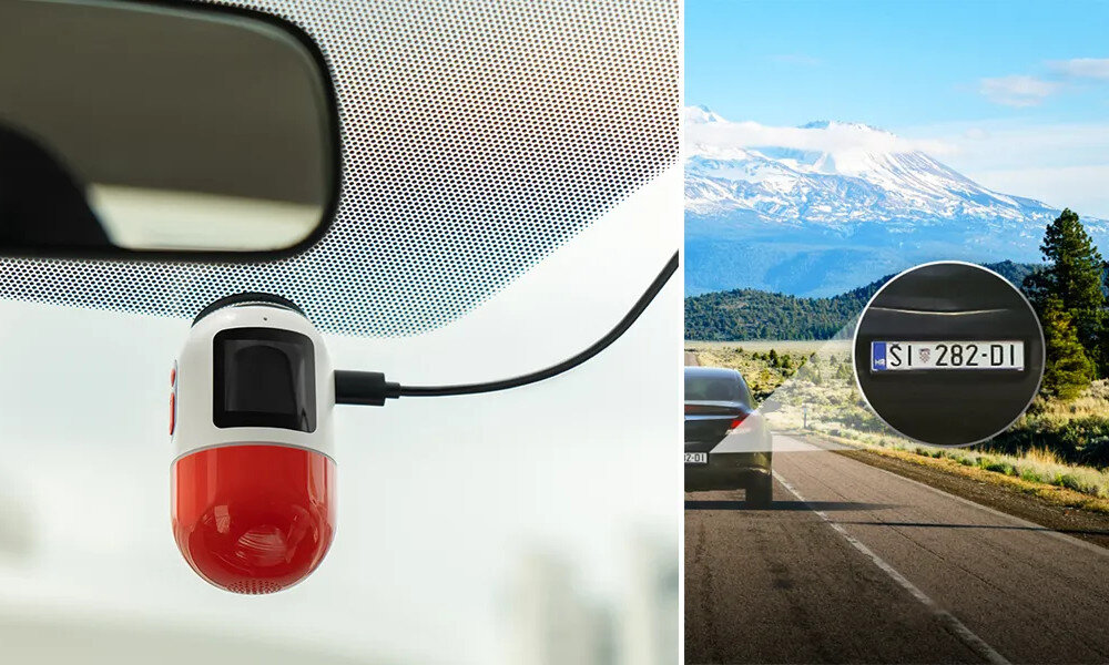 Wideorejestrator 70MAI X200 Dash Cam Omni 128GB Czerwony obraz rozdzielczość płynność