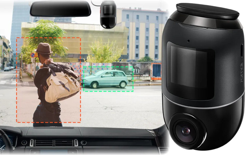 Wideorejestrator 70MAI X200 Dash Cam Omni 32GB Czarny czujniki algorytmy wykrywanie