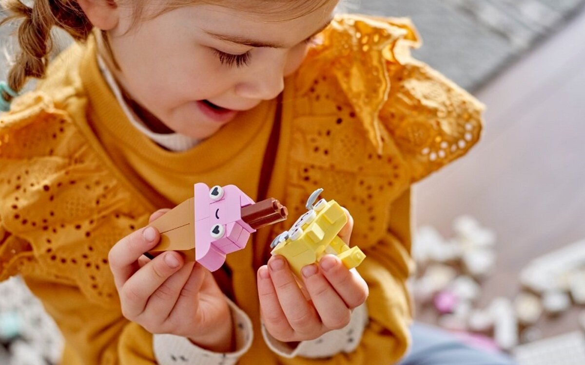 LEGO CLASSIC Kreatywna zabawa pastelowymi kolorami 11027 dziecko kreatywność zabawa nauka rozwój klocki figurki minifigurki jakość tradycja konstrukcja nauka wyobraźnia role jakość bezpieczeństwo wyobraźnia budowanie pasja hobby funkcje instrukcja aplikacja LEGO Builder Soczyście kolorowe klocki