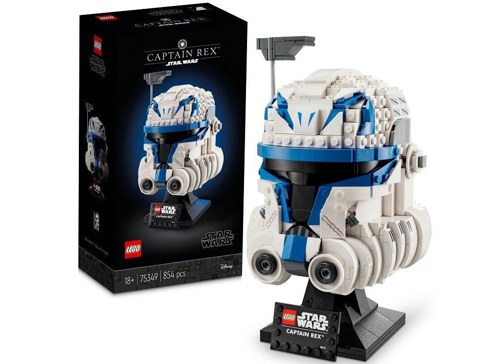 LEGO Star Wars Hełm kapitana Rexa 75349 dziecko kreatywność zabawa nauka rozwój klocki figurki minifigurki jakość tradycja konstrukcja nauka wyobraźnia role jakość bezpieczeństwo wyobraźnia budowanie pasja hobby funkcje instrukcja aplikacja LEGO Builder