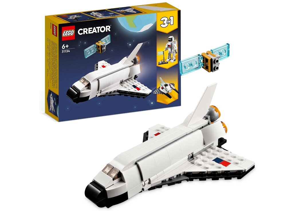 LEGO CREATOR Prom kosmiczny 31134 dziecko kreatywność zabawa nauka rozwój klocki figurki minifigurki jakość tradycja konstrukcja nauka wyobraźnia role jakość bezpieczeństwo wyobraźnia budowanie pasja hobby funkcje instrukcja aplikacja LEGO Builder