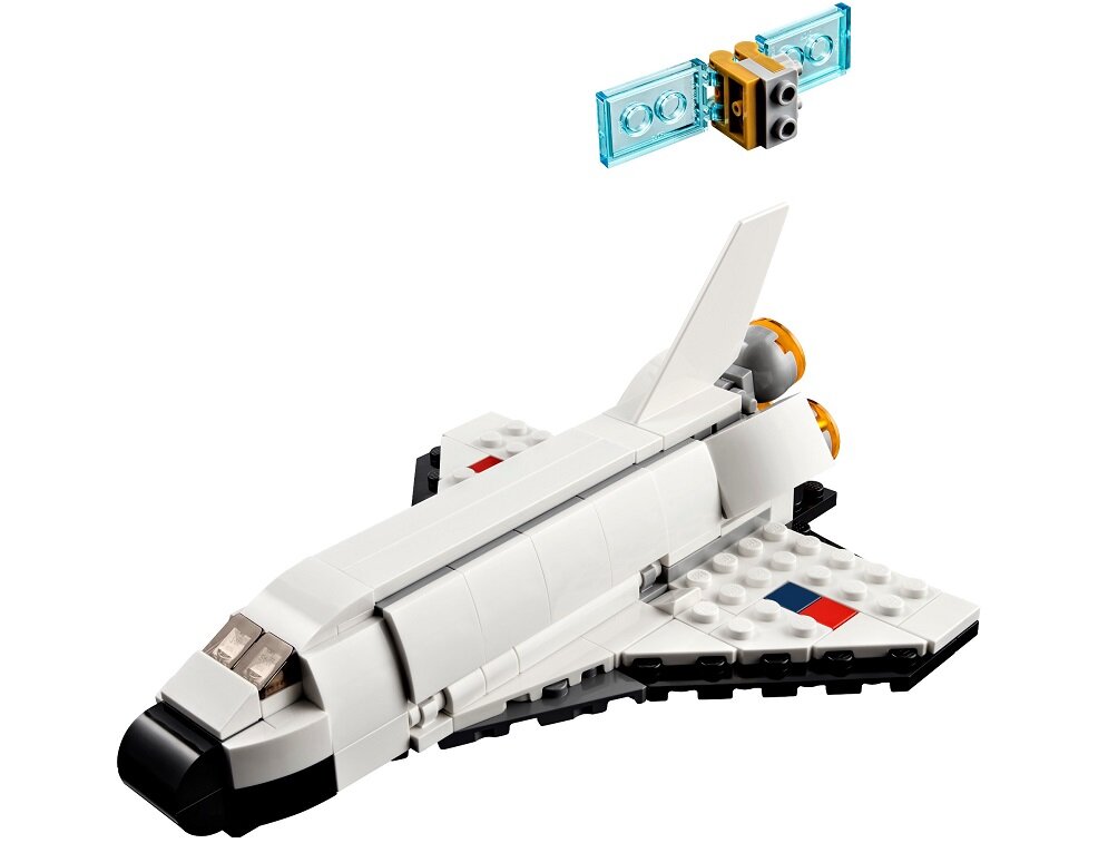 LEGO CREATOR Prom kosmiczny 31134 dziecko kreatywność zabawa nauka rozwój klocki figurki minifigurki jakość tradycja konstrukcja nauka wyobraźnia role jakość bezpieczeństwo wyobraźnia budowanie pasja hobby funkcje instrukcja aplikacja LEGO Builder