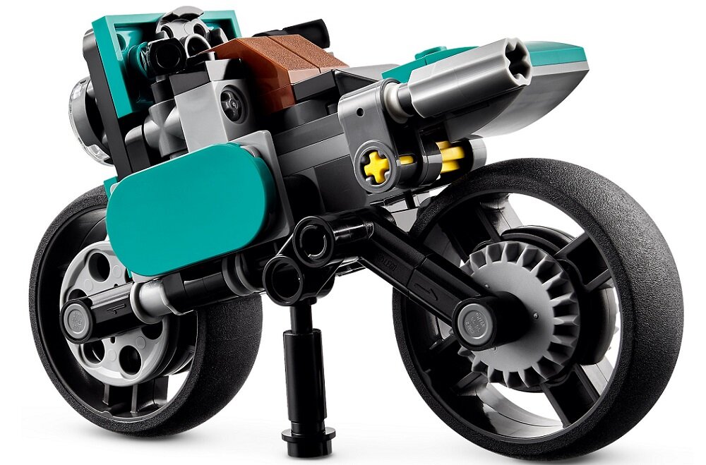 LEGO CREATOR Motocykl vintage 31135 dziecko kreatywność zabawa nauka rozwój klocki figurki minifigurki jakość tradycja konstrukcja nauka wyobraźnia role jakość bezpieczeństwo wyobraźnia budowanie pasja hobby funkcje instrukcja aplikacja LEGO Builder