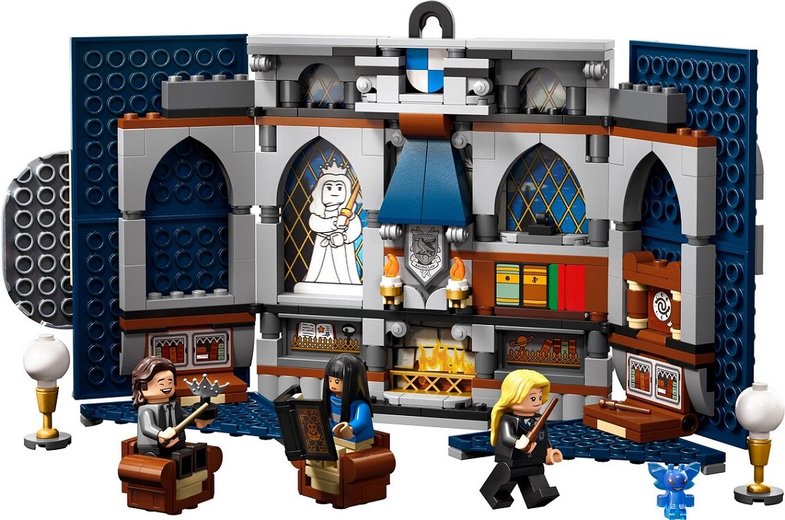LEGO Harry Potter Flaga Ravenclawu 76411 dziecko kreatywność zabawa nauka rozwój klocki figurki minifigurki jakość tradycja konstrukcja nauka wyobraźnia role jakość bezpieczeństwo wyobraźnia budowanie pasja hobby funkcje instrukcja aplikacja LEGO Builder