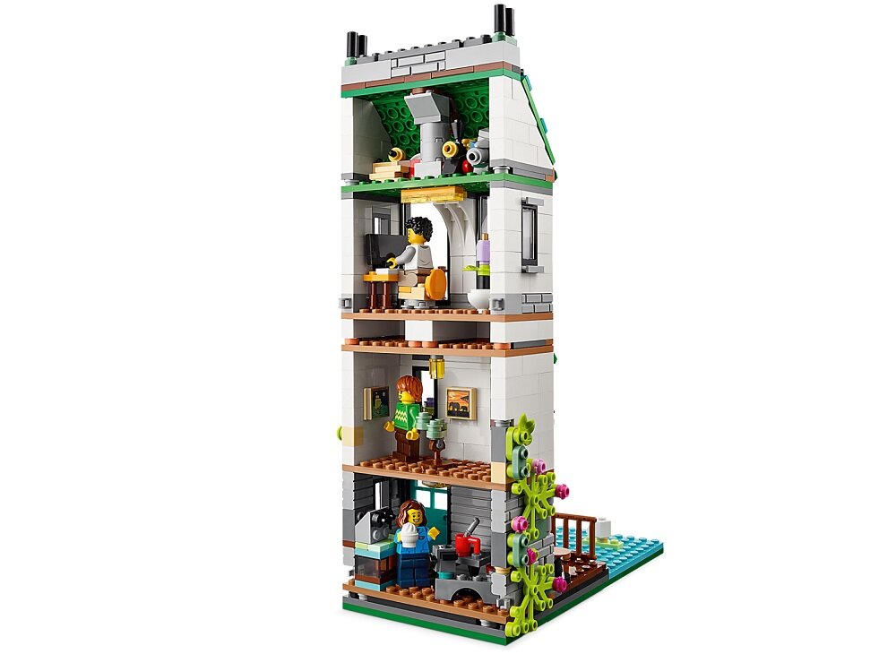 LEGO CREATOR Przytulny dom 31139 dziecko kreatywność zabawa nauka rozwój klocki figurki minifigurki jakość tradycja konstrukcja nauka wyobraźnia role jakość bezpieczeństwo wyobraźnia budowanie pasja hobby funkcje instrukcja aplikacja LEGO Builder