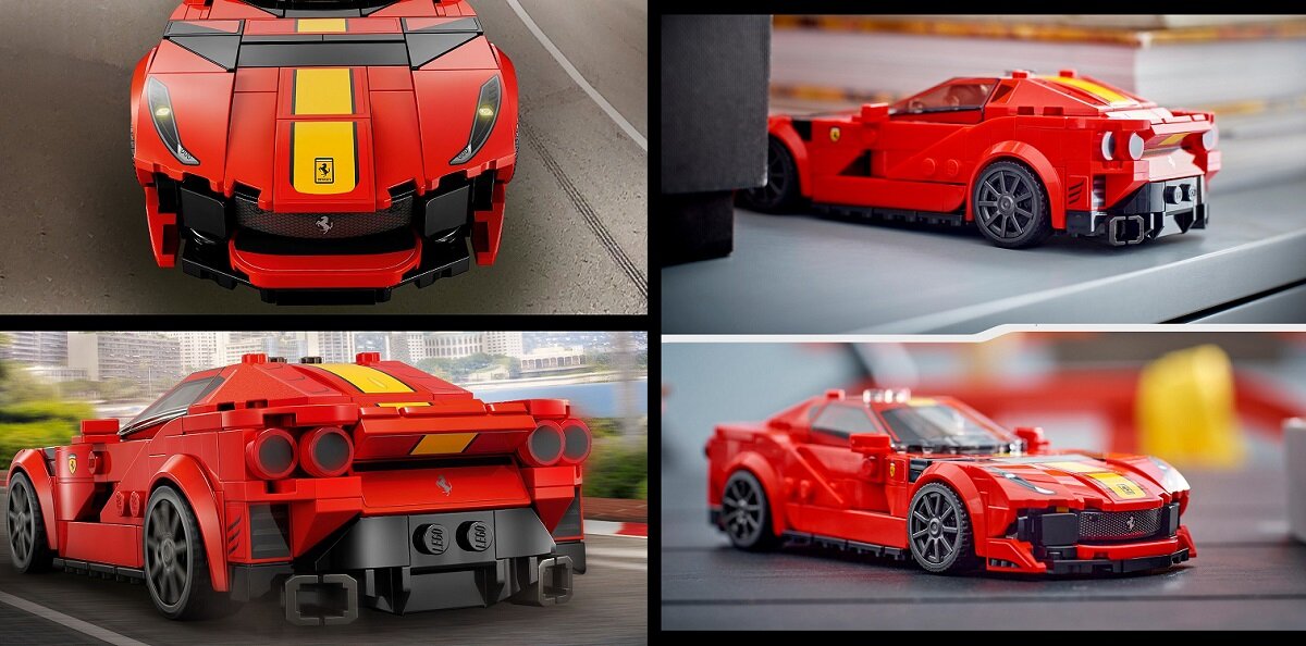 LEGO Speed Champions Ferrari 812 Competizione 76914 dziecko kreatywność zabawa nauka rozwój klocki figurki minifigurki jakość tradycja konstrukcja nauka wyobraźnia role jakość bezpieczeństwo wyobraźnia budowanie pasja hobby funkcje instrukcja aplikacja LEGO Builder