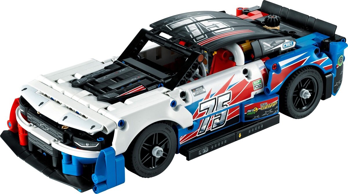 LEGO TECHNIC Nowy Chevrolet Camaro ZL1 z serii NASCAR 42153 dziecko kreatywność zabawa nauka rozwój klocki figurki minifigurki jakość tradycja konstrukcja nauka wyobraźnia role jakość bezpieczeństwo wyobraźnia budowanie pasja hobby funkcje instrukcja aplikacja LEGO Builder